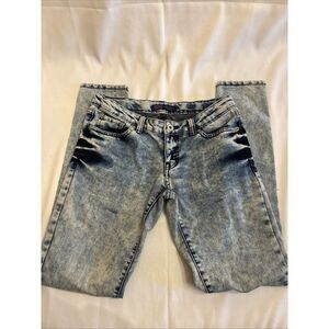Levi's Girls SZ‎ 16 Regular Denim Leggings Adjustable Waist Light Wash